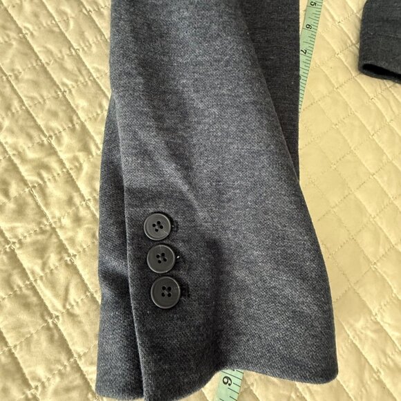 Goodfellow & Co Mens Tall L Blue Blazer Jacket Cotton/Polyester Blend Button Clo - Picture 8 of 11